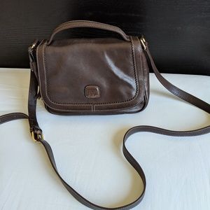 Brics Milano leather crossbody bag